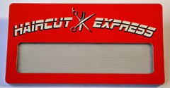 Бейдж “Haircut express”